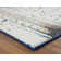 Tapis bleu abstrait Bellicent
