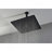 16" Matte Black Bathroom Luxury Shower Head
