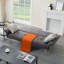 Canapé-lit futon convertible avec pieds en métal