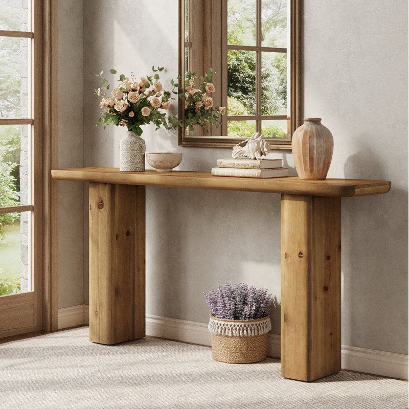 159.8cm Solid Wood Console Table