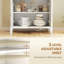 HOMCOM Sideboard Storage Cabinet with Drawer Adjustable Shelf-1825606648