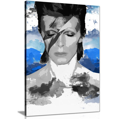 David Bowie - Wrapped Canvas Painting