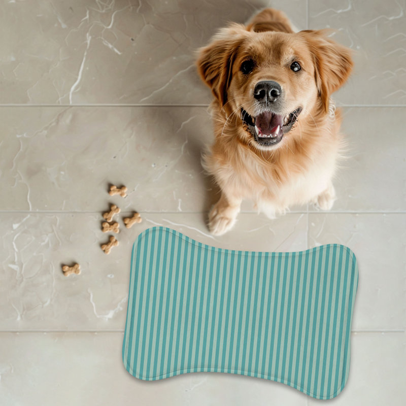 Retro Fall Spectrum - 1 Piece Bone Shape Feeding Mat