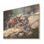 Enchanted Microcosm Amethyst Ant - Art mural en bois de fourmis sur bois de pin naturel-101401625