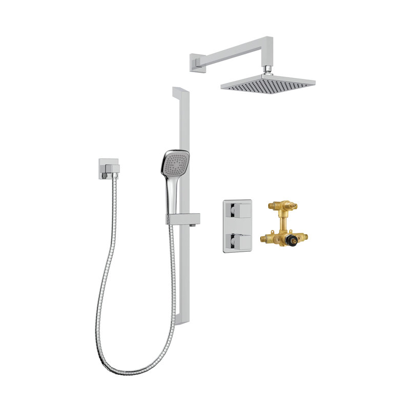 Quadrato All-In-One Kit with Rough in-Valve