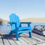 Chaise Adirondack pliante en plastique-160951231