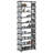 vidaXL Shoe Rack Gray