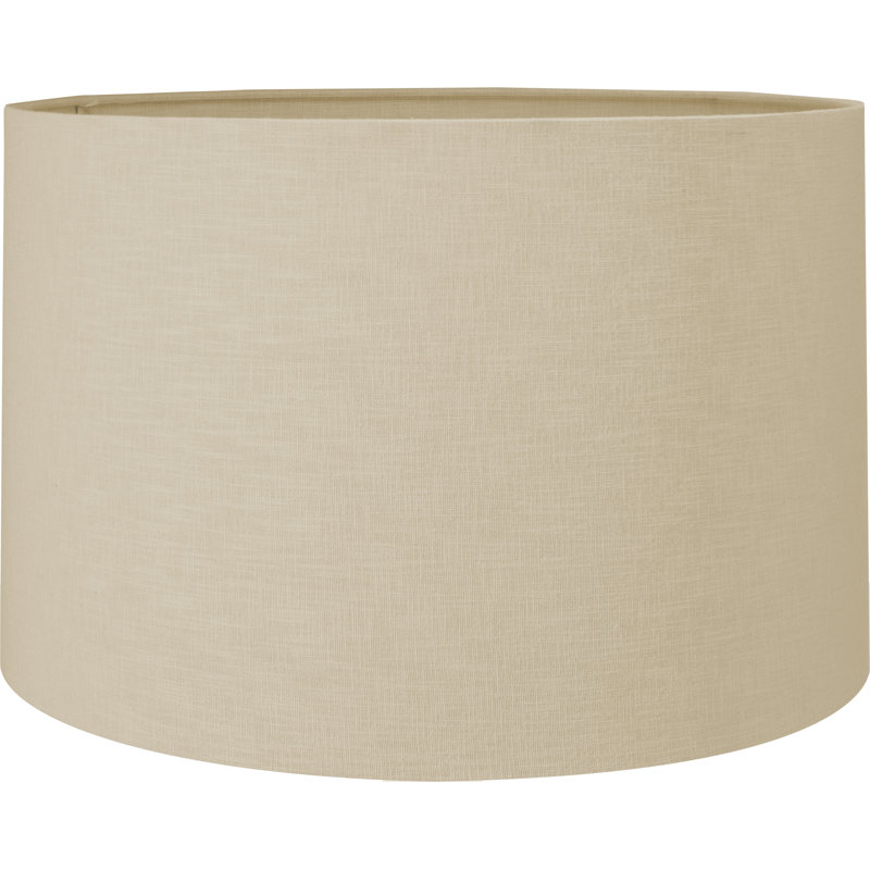 Table Lamp, Antique Brass, 36.61" H x 15.75" W x 15.75" D, Cream