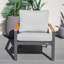 Chaise d'extérieur en aluminium William