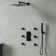 SmartTempFlow LCD Digital Shower System with Handheld Spray,12" Rainfall Shower Head  with Body Jet And Valve