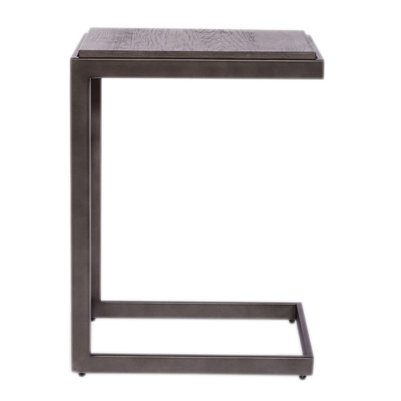 Mcmakin Laptop Table w/ Wirebrush Distressing