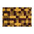 Checkered Brown Indoor and Outdoor Area Rug-890058621