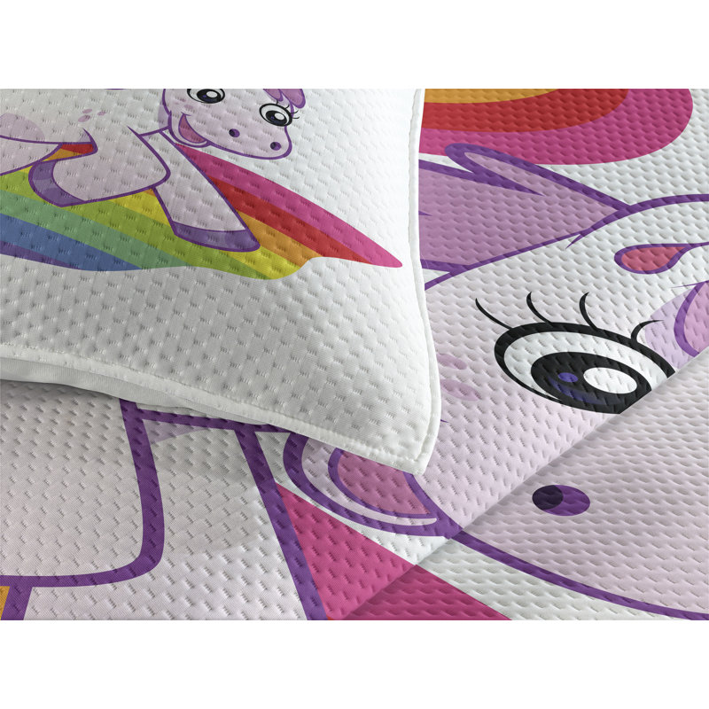 Polyester Coverlet, King Bedspread + 2 Shams