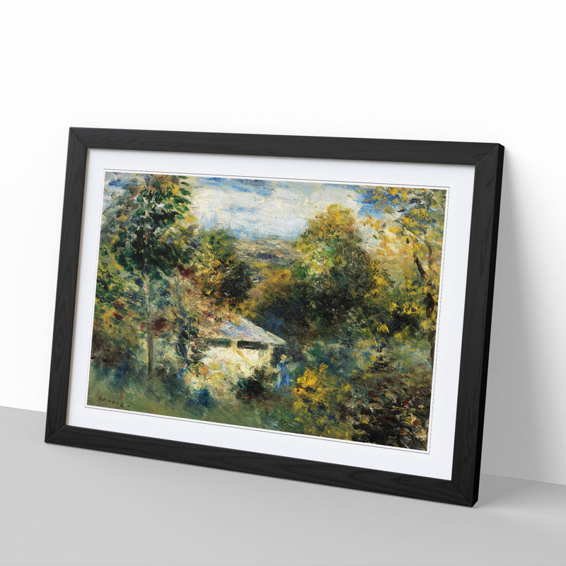 Louveciennes by Pierre-Auguste Renoir - Framed Print, 27cm H x 36cm W x 2cm D, Black Framed