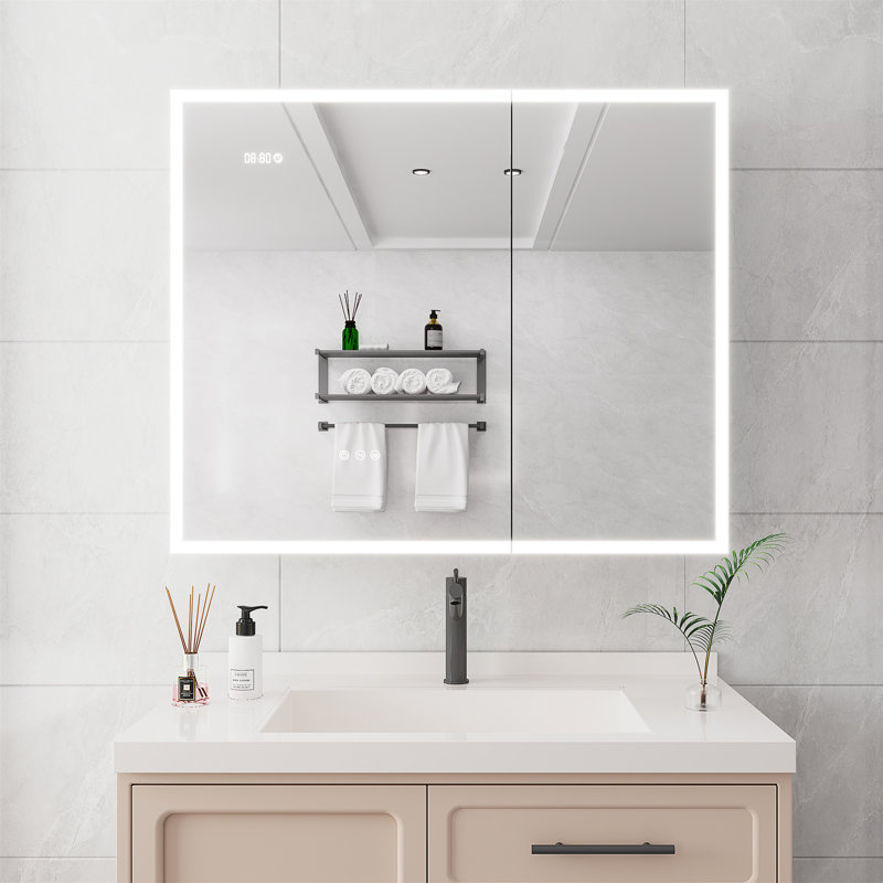 Armoire à pharmacie de salle de bain avec lumières
