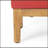 CORNER AND COFFEE TABLE, RED