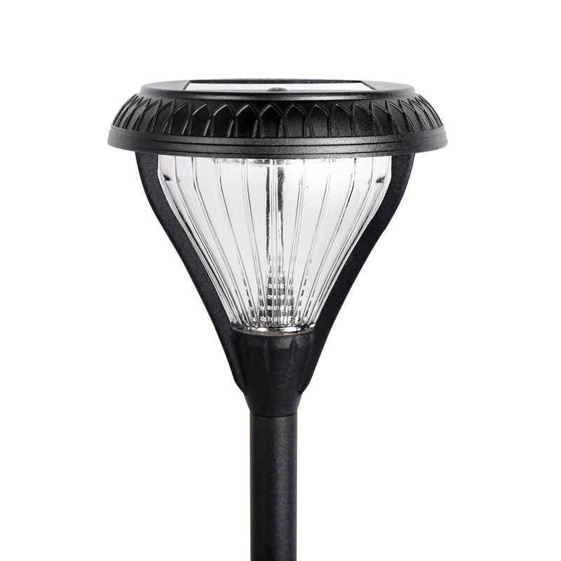 Premier Black Solar LED Pathway Lights Multipack with Weather-Resistant Frame