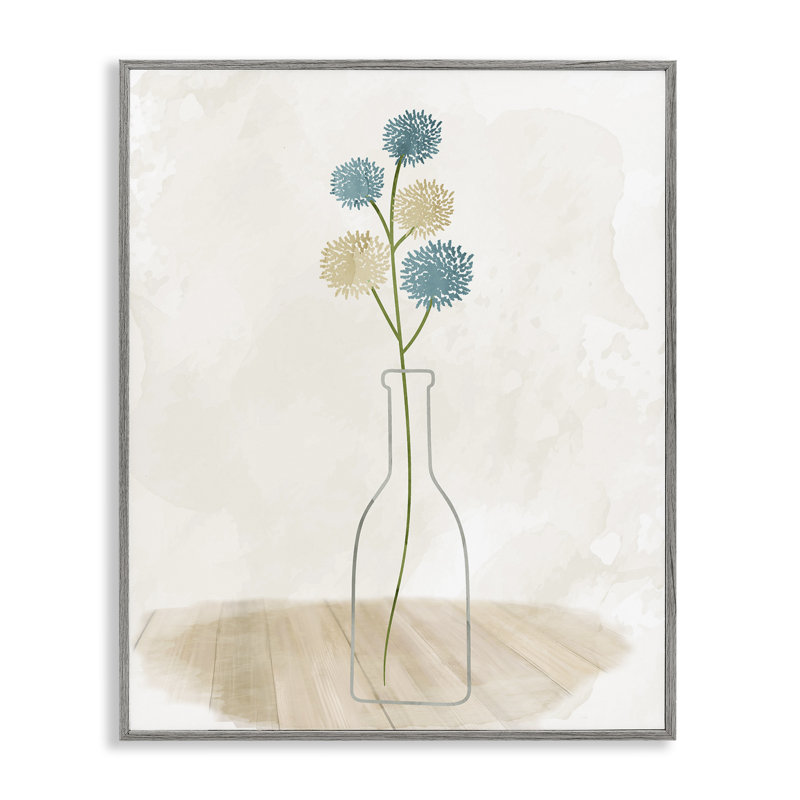 Art simple dans un vase Bud par Kim Allen bg-217, Estampe numérique Farmhouse, H 14 po x l 11 po