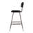 Tarak 30 in. Seat Height Leather and Iron Bar Height Stool with Back and Footrest-1881011089
