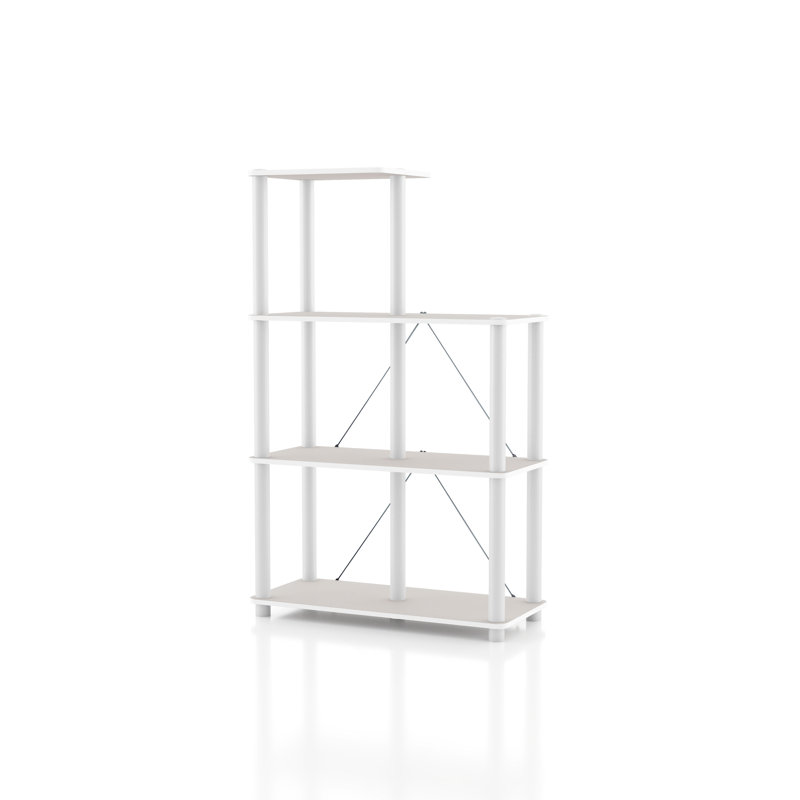 Étagère de rangement Terzenbach, Gris taupe, (5 tablettes) H 44,17 po x l 27,55 po x P 12 po