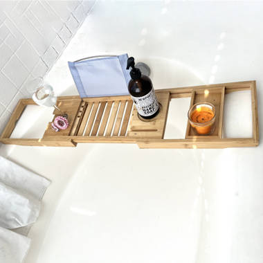 Hooppole Freestanding Bath Caddy Millwood Pines