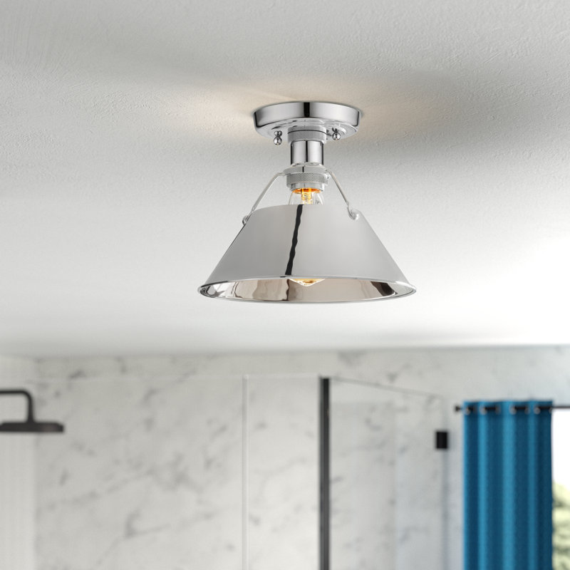 Weatherford Flush Mount, Chrome, Chrome