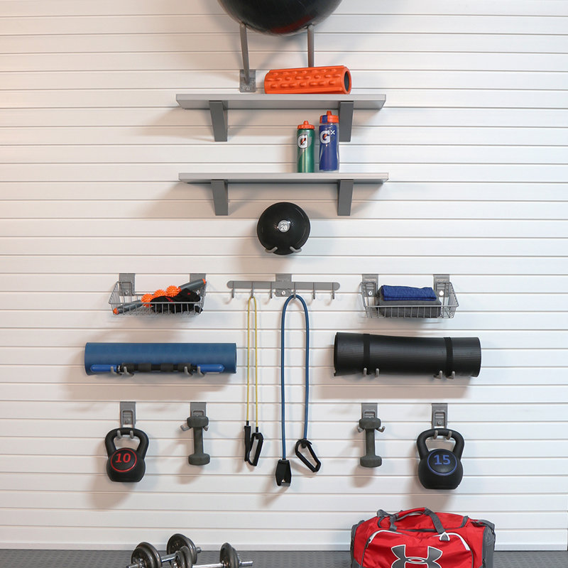 Steel Slatwall Accessory Kit 20 Piece Set