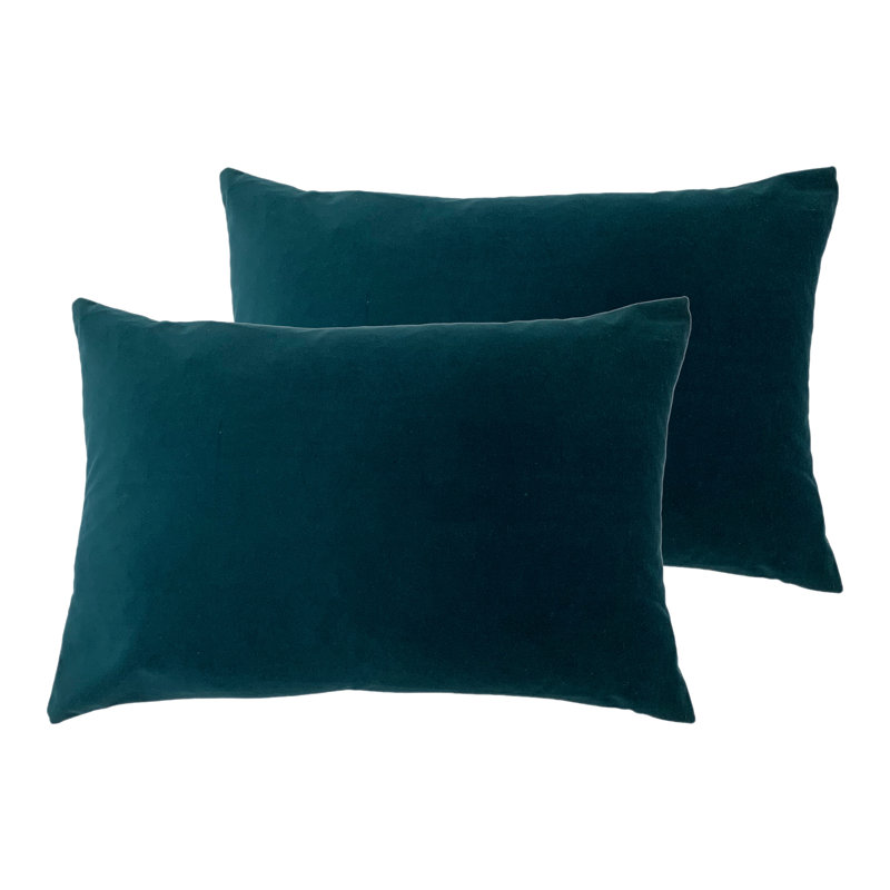 Bouley Rectangular Scatter Cushion, Polyester, Teal