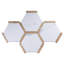 Carreau de sol en porcelaine mate Hexagone 8,58 po x 9,89 po Avant Denia-91596115