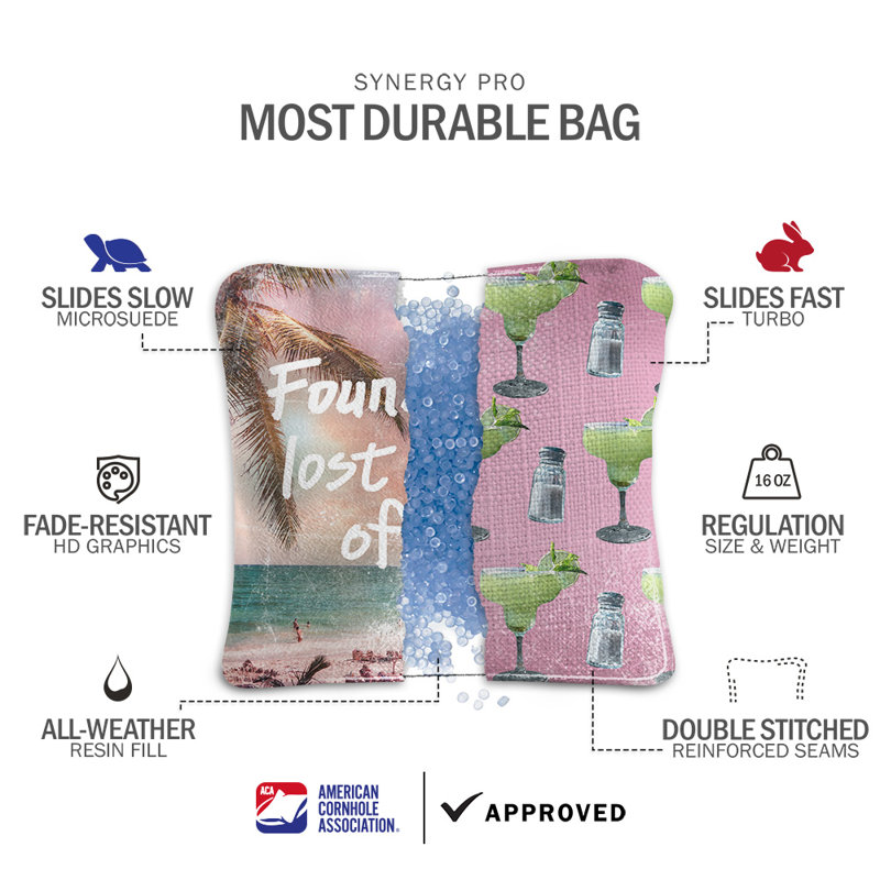Sac de cornhole perdu, Rose