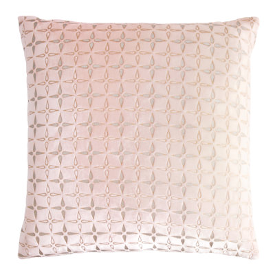 Petal Metal Square Velvet Pillow
