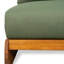 Fauteuil club de patio en acacia Lazy, vert-1681520073