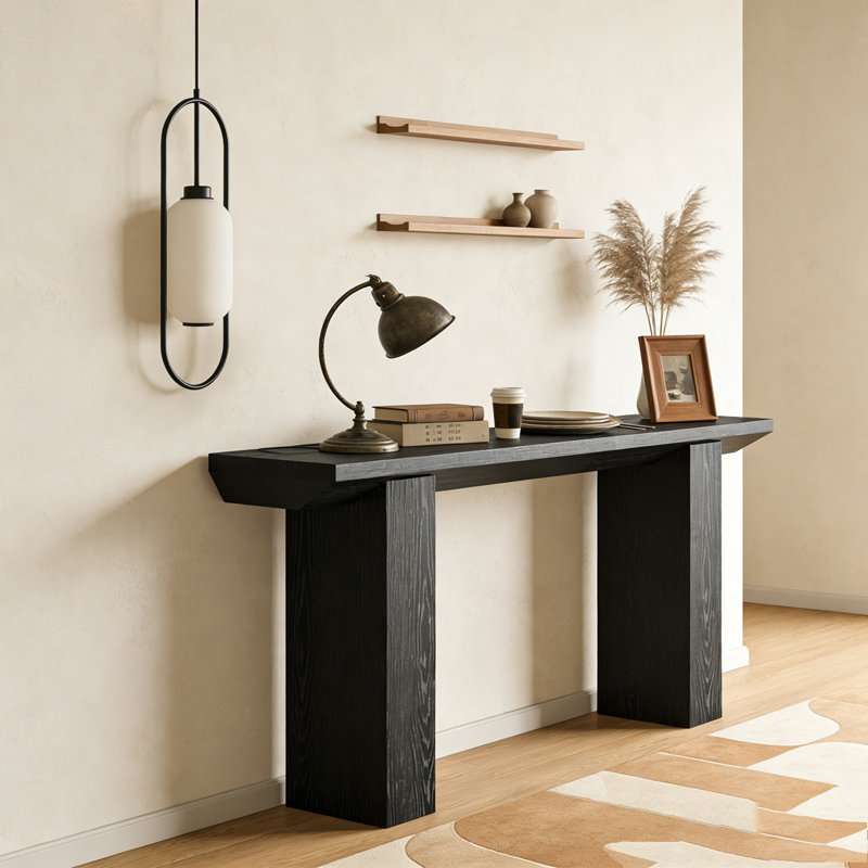 Triangular-Shaped Design Console Table