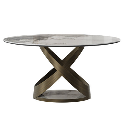 59'' Ceramic Stone Top Dining Table