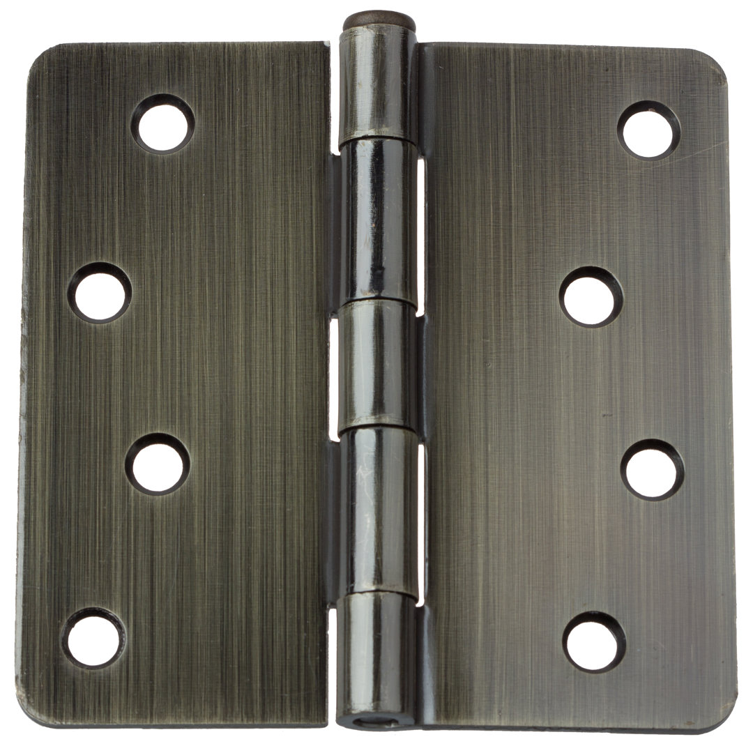 4" H x 4" W Removable Pin 12 Door Hinges (Set of 12) GlideRite Hardware 