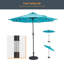 Parasol de marché éclairé 108 po Donye-917623545