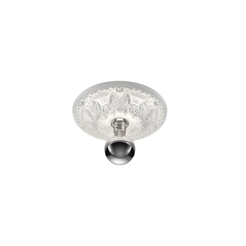 Ceiling light 1-light Crespo, 6cm H x 30cm W x 30cm D