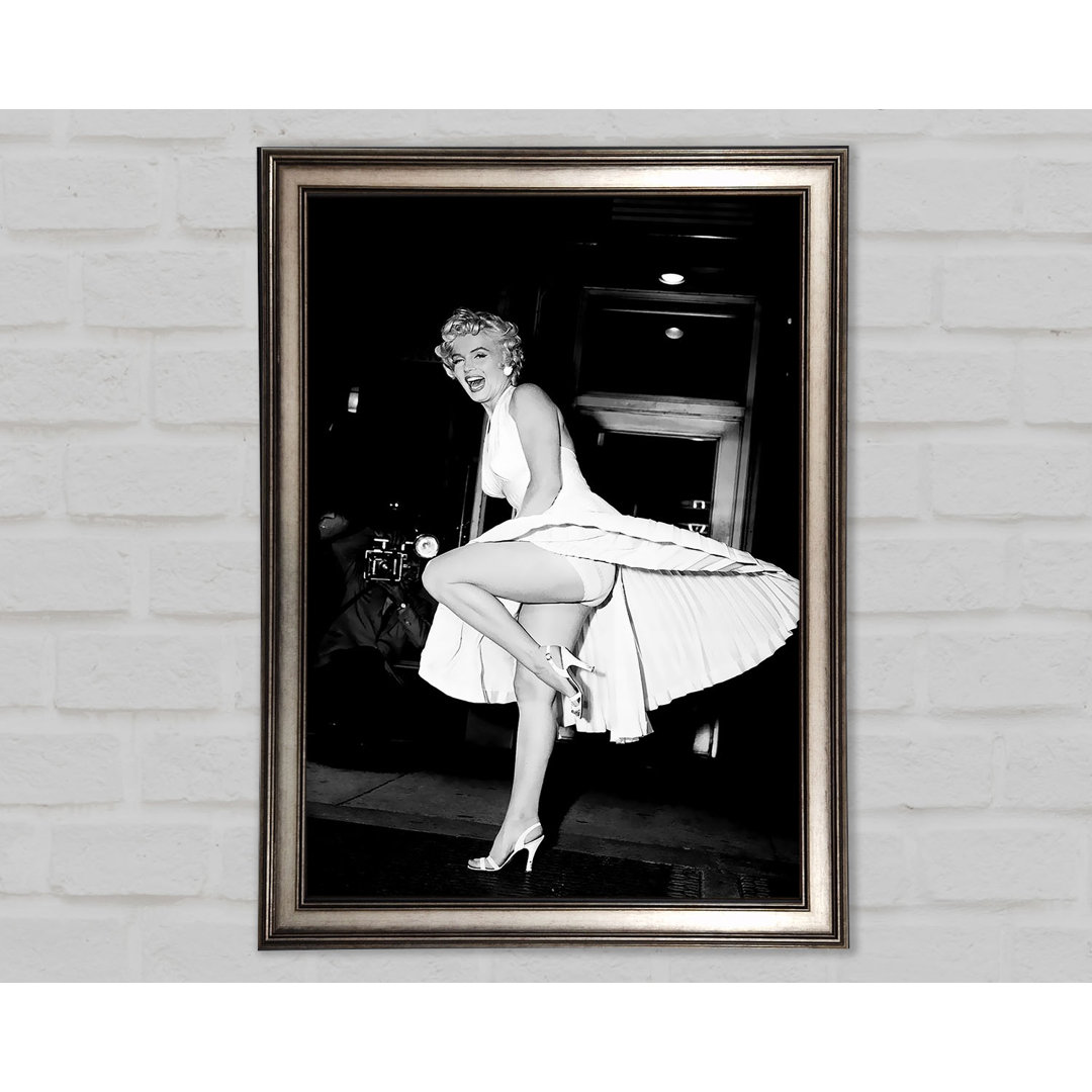 Marilyn Monroe Weißes Kleid - Einzelner Bilderrahmen Kunstdrucke