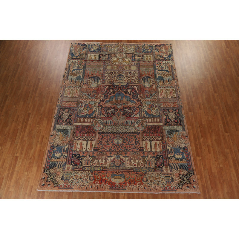 Tapis persan à motif végétal Kashmar
