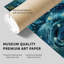 «Landscape and Nature Starry Night», reproduction d'art moderne sans cadre-169319281