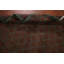 Tapis népalais oriental à motif de treillis brun 5 x 8