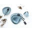 CLOUDY Porcelain China Dinnerware Set 10 Piece - Service for 2-71007927