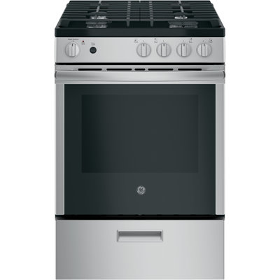 24" 2.9 cu. ft. Freestanding Gas Range with Modular Backguard
