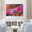 Peintures, abstrait, rouge, mauve, orange, rose-1639307223