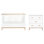 2-Piece Convertible Nursery Furniture Set