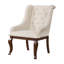 Chaise avec accoudoirs en tissu capitonné Narcie-2083889424