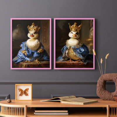 ANIMALS Series CCIII - Reproduction encadrée de qualité supérieure - prêt à être accroché - aucun clou requis - aucun clou requis