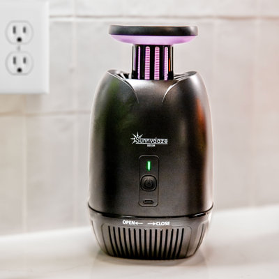 Tabletop Bug Zapper with Violet Light and Built-In Fan