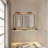 Metal Framed Rectangular Bathrrom Mirror for Wall-1436865136-1436865150