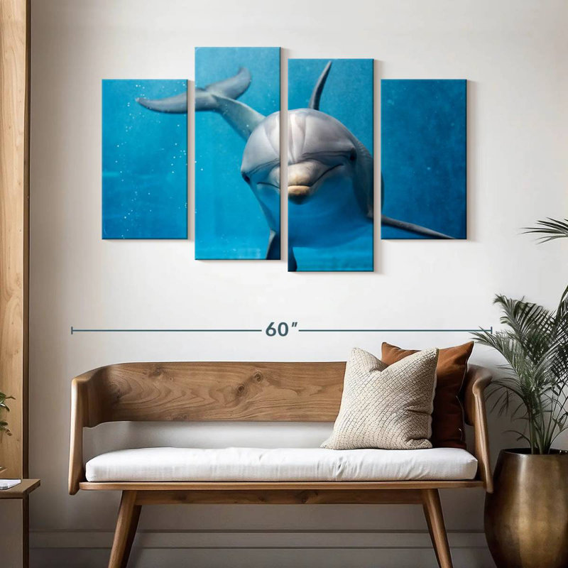 Brampt Friendly Dolphin, 32'' H x 52'' W